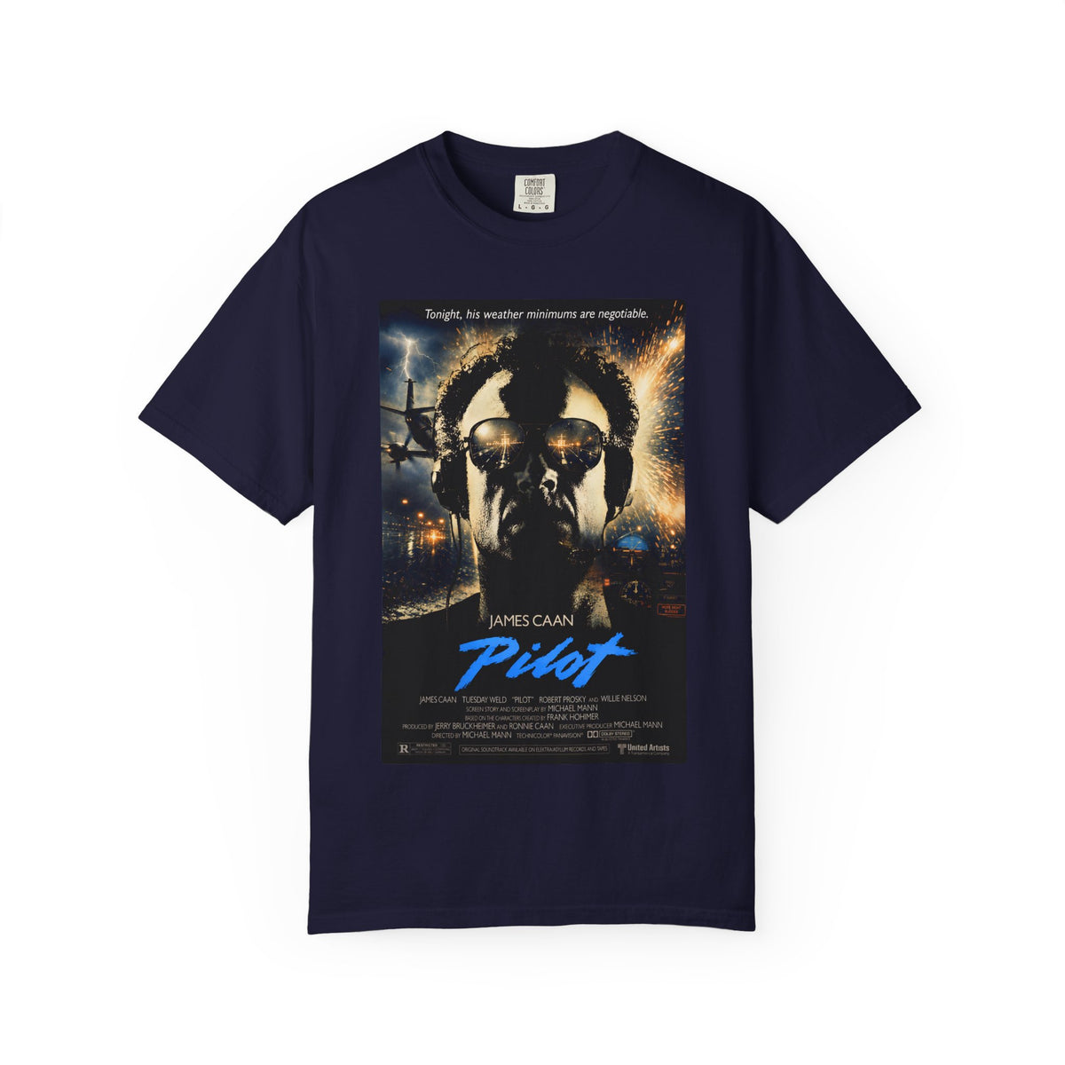 Pilot Vintage Aviation Movie Shirt, WX Minimums Negotiable Tee, 80s Thriller Pilot Graphic Tee, Freight Dog Shirt, Aviation Gift