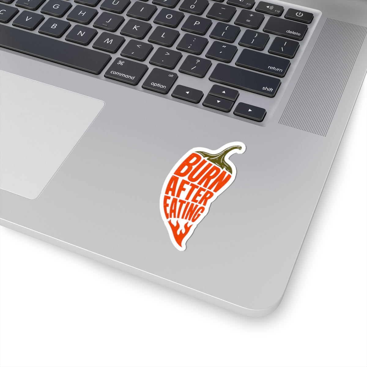 Burn After Eating chili pepper Sticker | spicy food, hot sauce decal