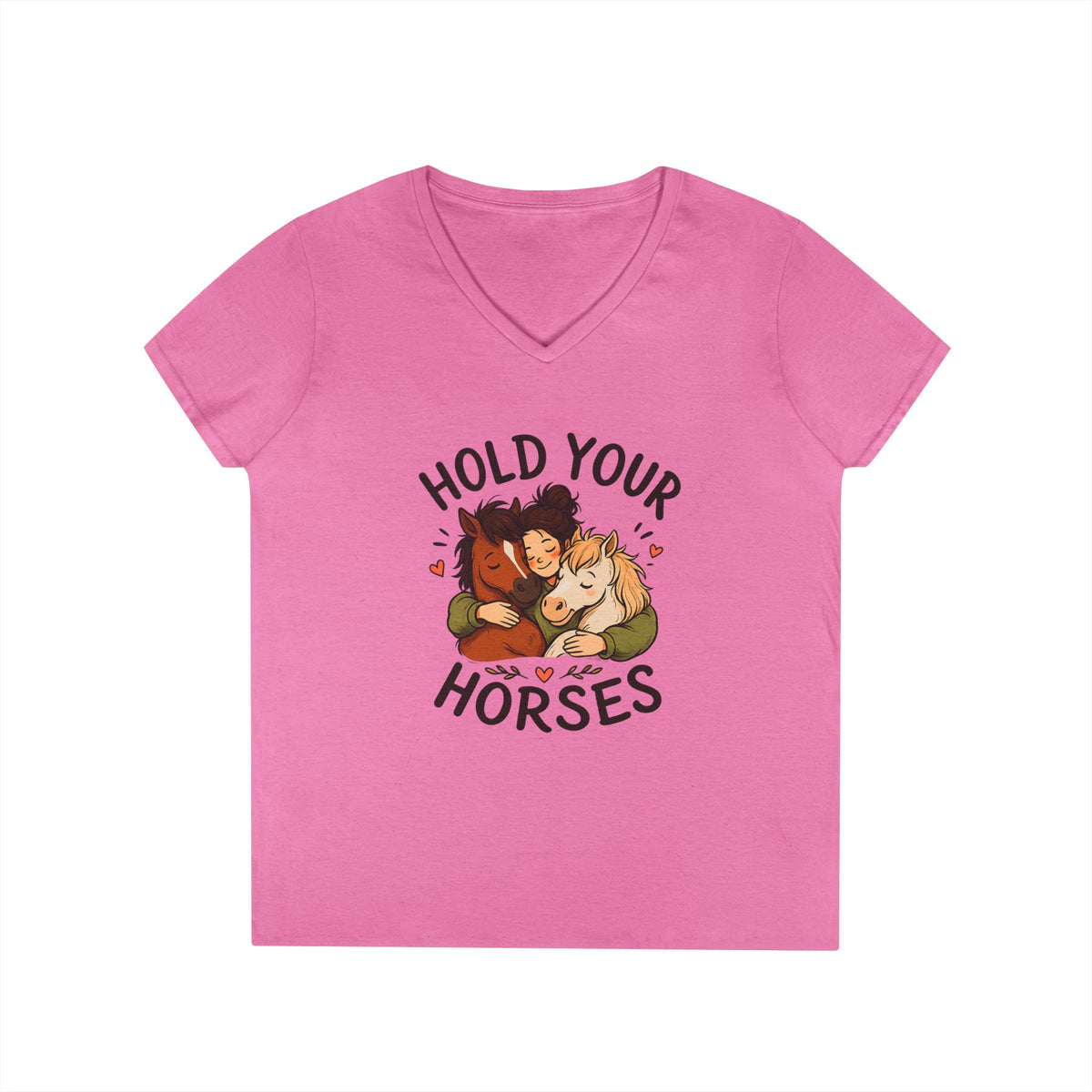 Hold Your Horses Shirt, Horse Lover Gift, Cute Horse Tee, Equestrian Shirt, Animal Lover Gift, Cozy Aesthetic Tee, Cute Farm Shirt