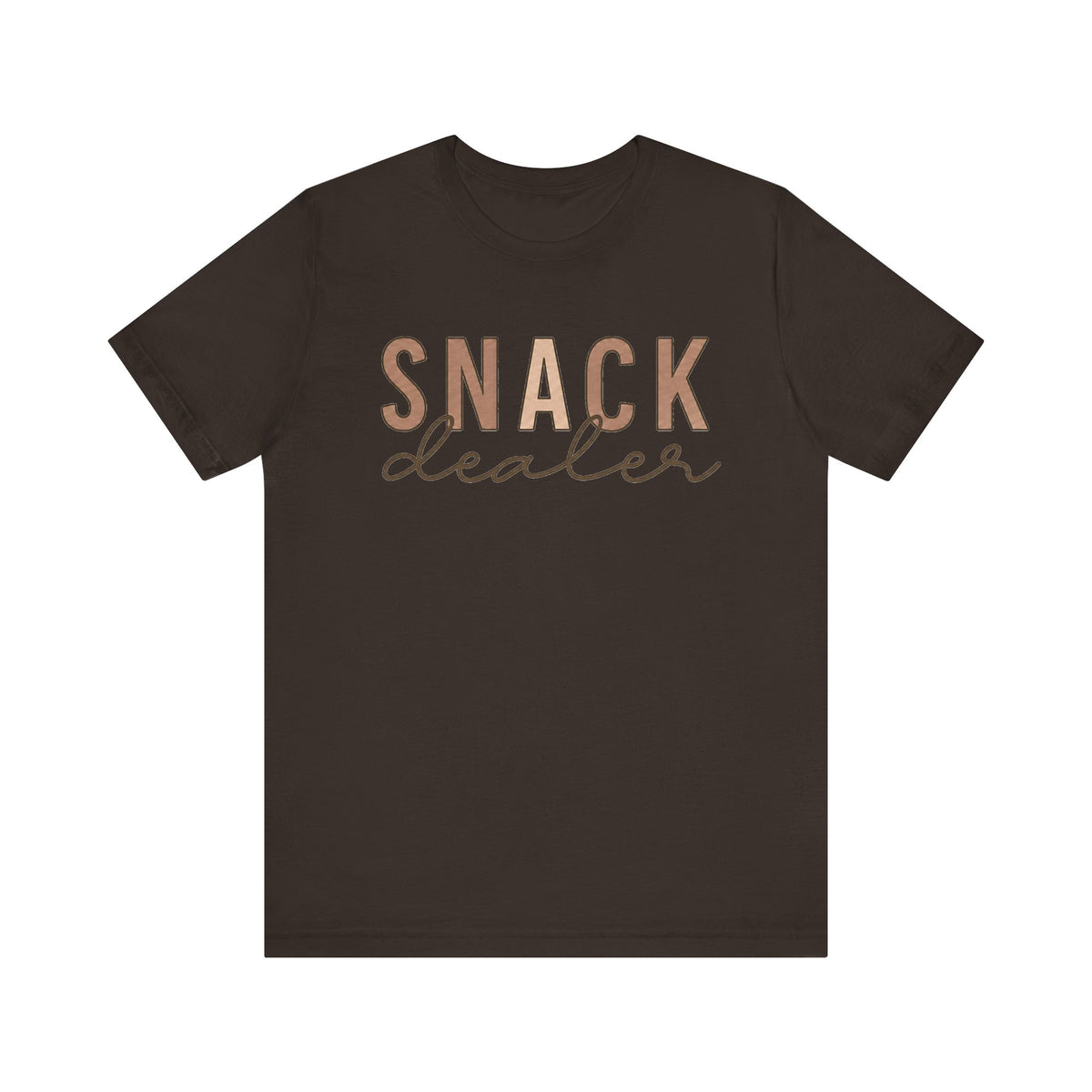 Snack Dealer T-Shirt | Funny Food Quote Tee, Casual Graphic Shirt