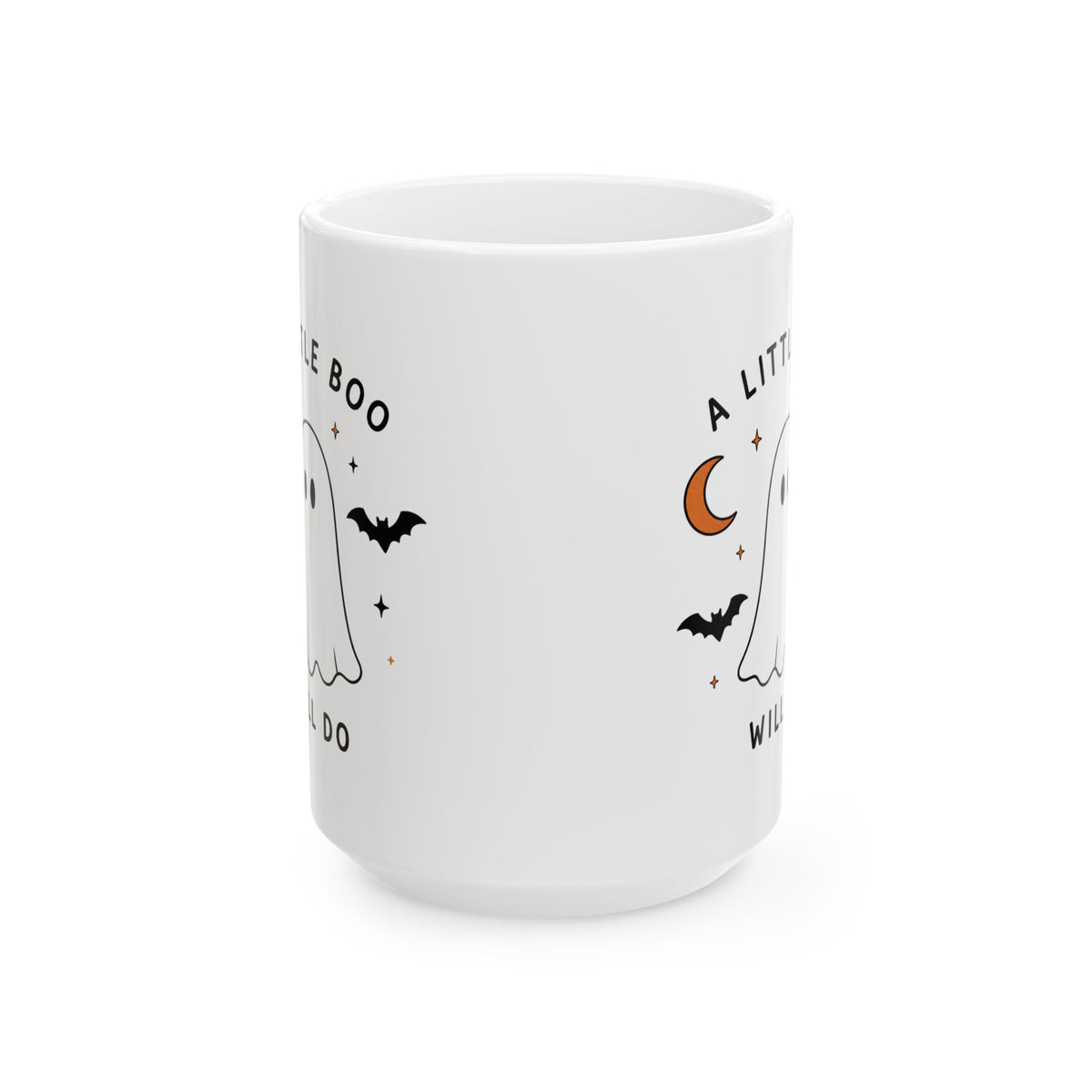 A Little Boo Will Do Mug | Cute Ghost Halloween Ceramic Mug