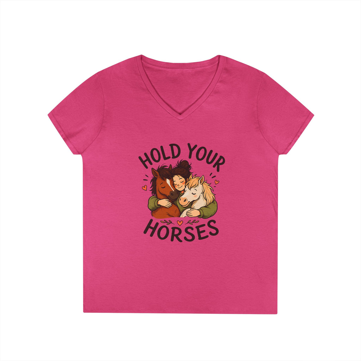 Hold Your Horses Shirt, Horse Lover Gift, Cute Horse Tee, Equestrian Shirt, Animal Lover Gift, Cozy Aesthetic Tee, Cute Farm Shirt