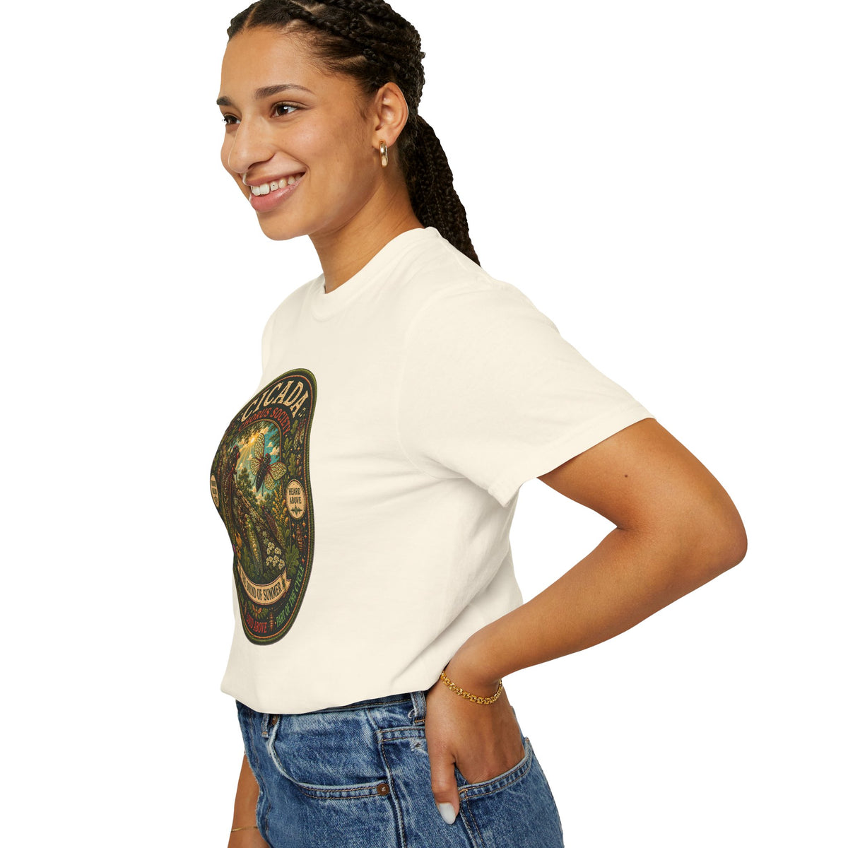 Cicada Chorus Society Shirt, Cicada T-Shirt, Nature Lover Tee, Entomology Gift, Summer Insect Shirt, Woodland Graphic Tee