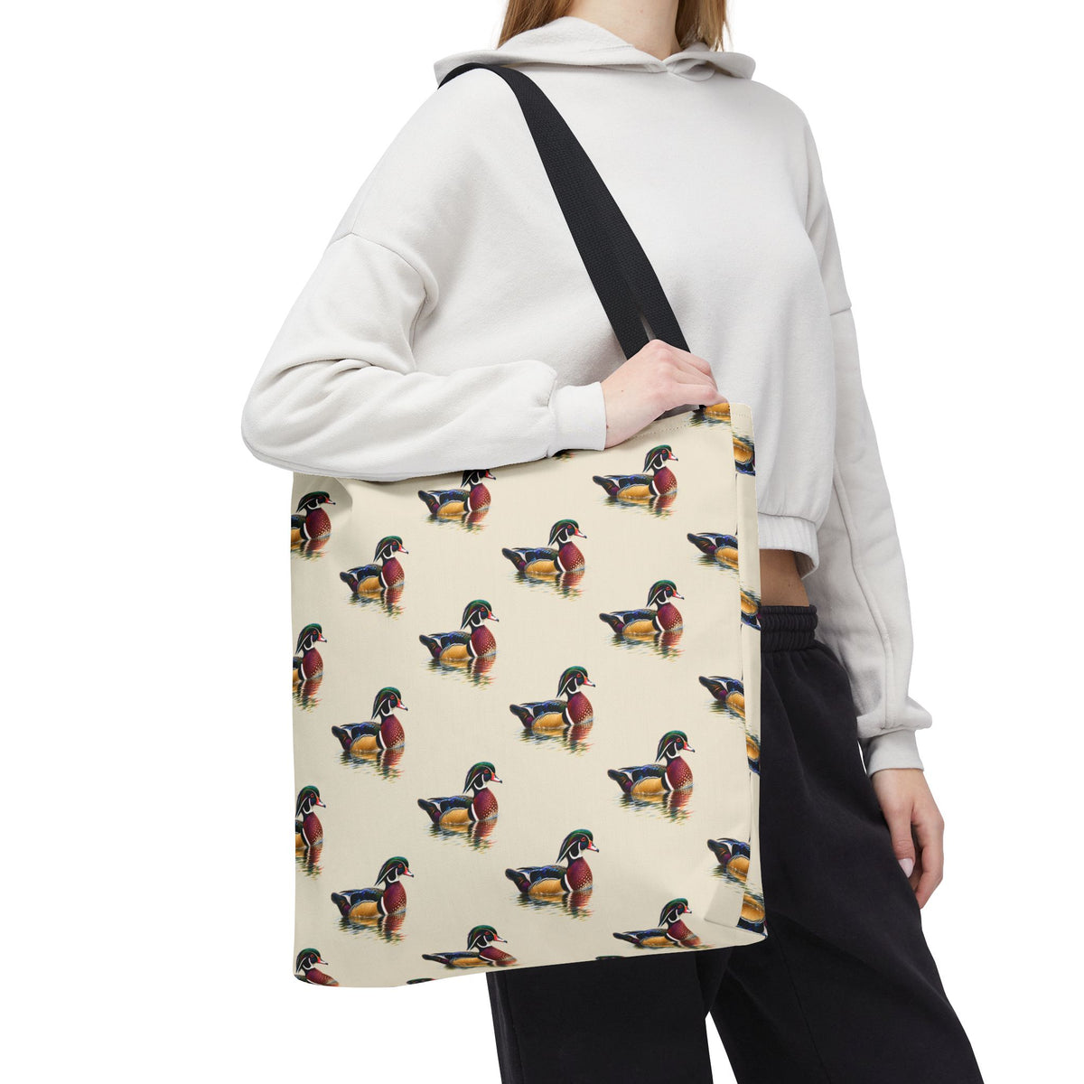 Wood Duck Tote Bag, Duck Lover Gift, Birdwatching Bag, Waterfowl Tote, Wildlife Purse, Nature Lover Gift, Outdoors Bag