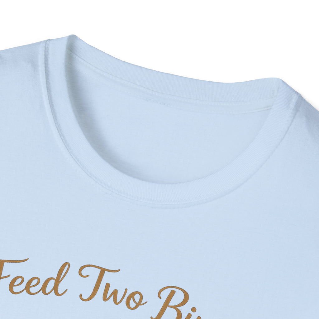 Feed Two Birds With One Scone Shirt, Cottagecore Bird Tee, Cute Animal Shirt, Cozy Aesthetic Gift, Funny Nature Saying, Wholesome Tee