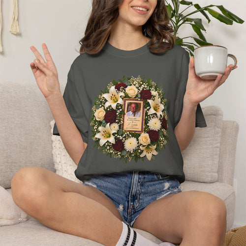 Act Accordingly Shirt | Vintage Funeral Prayer Card Parody | Memento Mori Graphic Tee