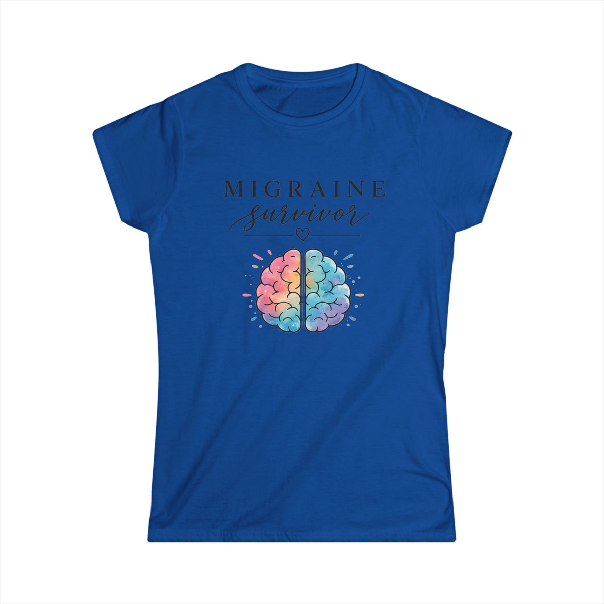 Migraine Survivor Shirt, Chronic Illness Awareness Tee, Spoonie Shirt, Brain Design Tee, Invisible Illness Gift, Migraine Warrior Tee