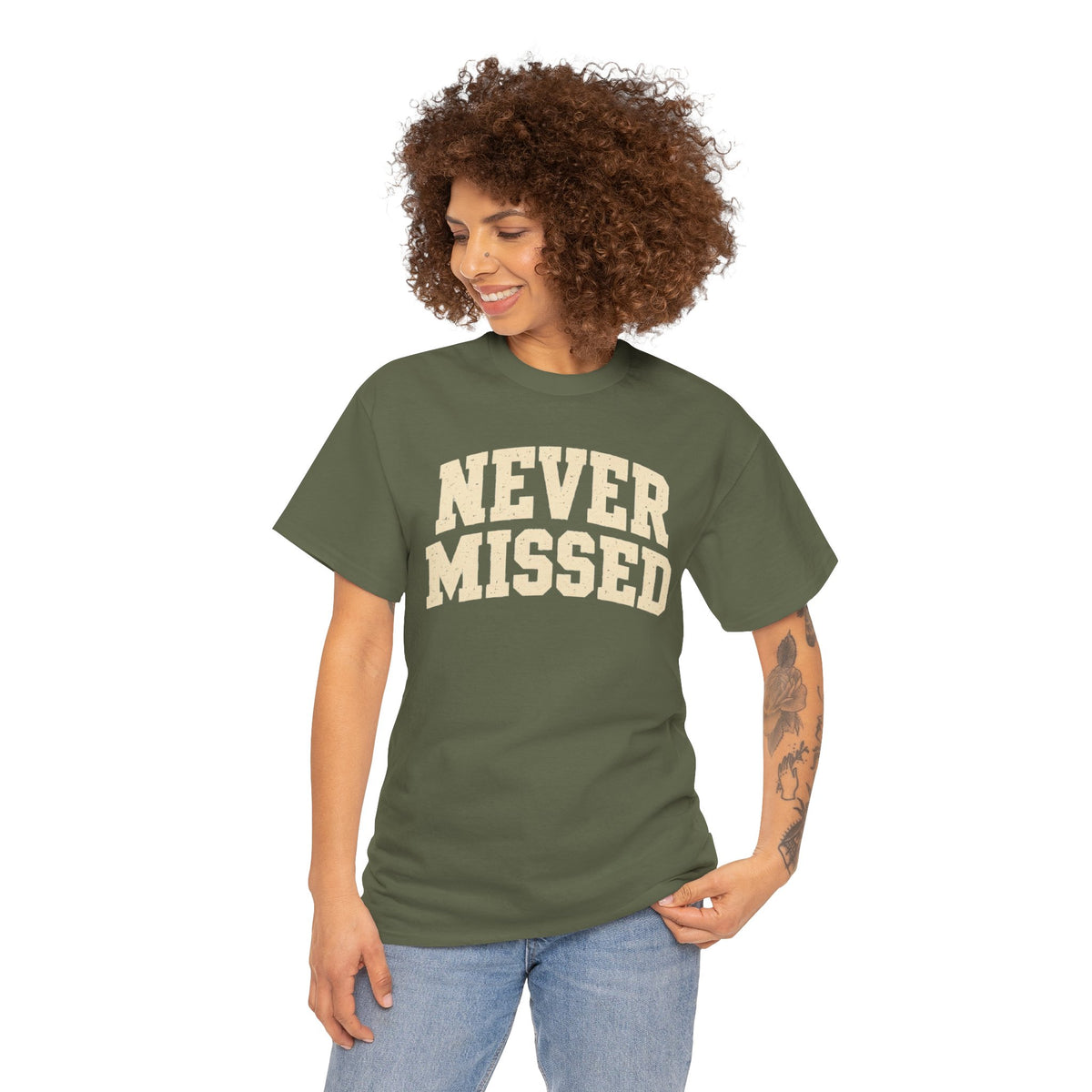 Never Missed Shirt, Funny Sarcastic T Shirt, Confidence Humor Tee, Gift for Men, Vintage Graphic Shirt, Funny Saying Tee