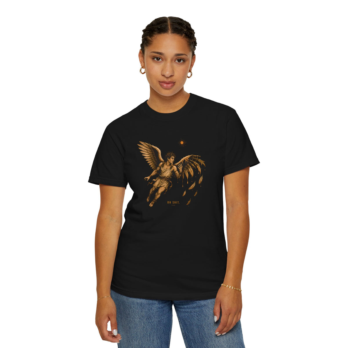 Icarus Shirt | Greek Mythology Tee | Hubris & Ambition Graphic | Literary Humor | Comfort Colors 1717