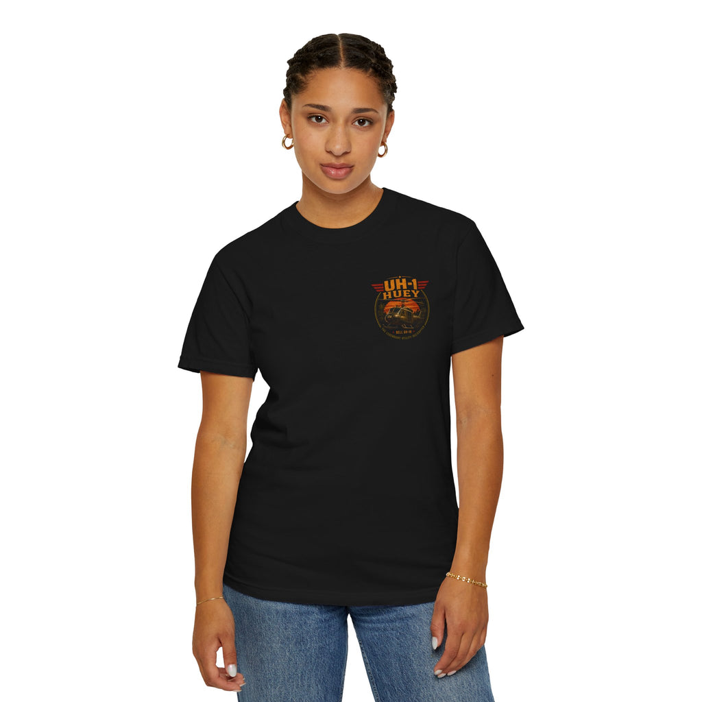 UH-1 Huey Flight Deck military aviation T-shirt product image 10