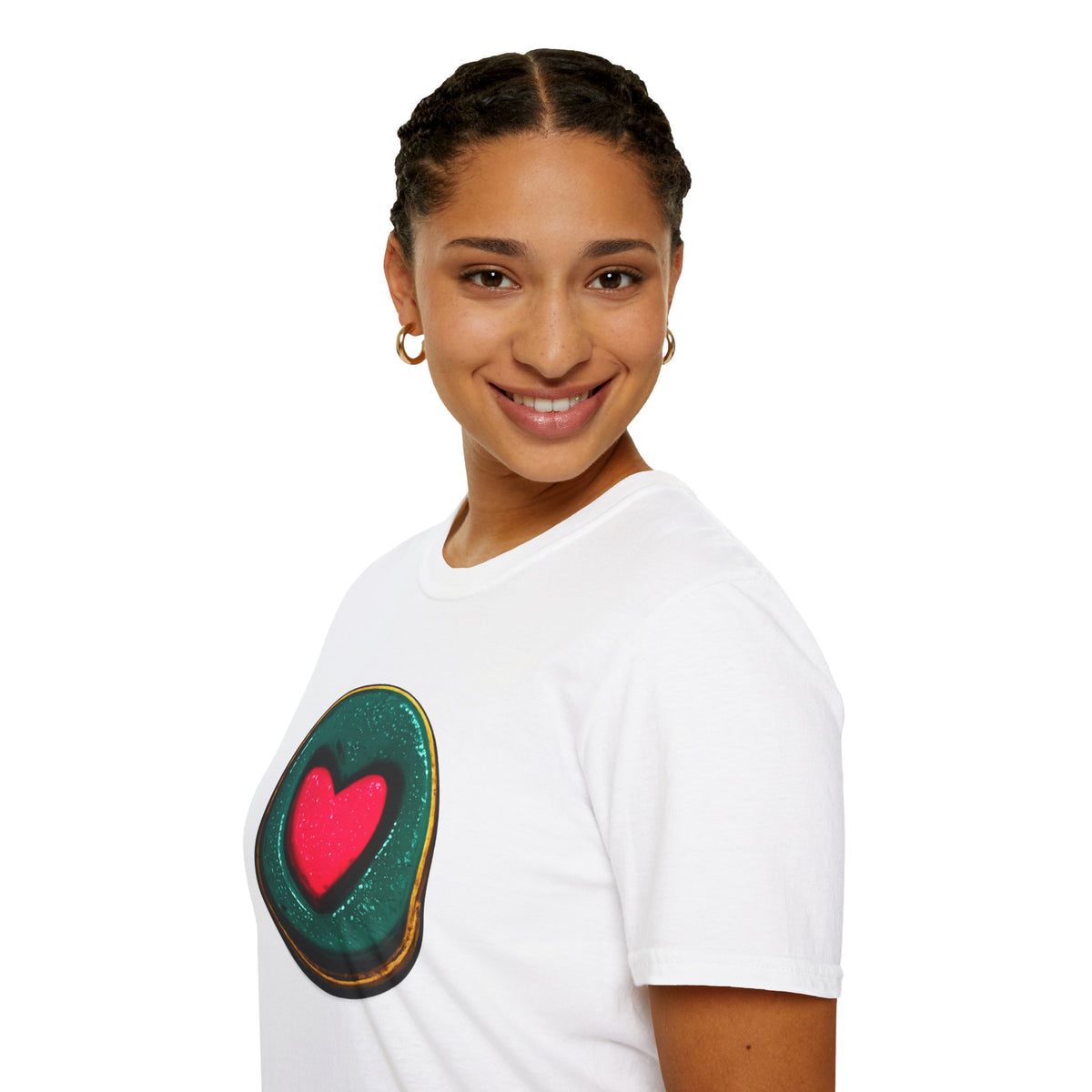 Heart O Shirt, Minimal Heart Graphic Tee, Love Symbol Shirt, Aesthetic Streetwear Tee, Simple Heart Shirt, Colorful Heart Tee