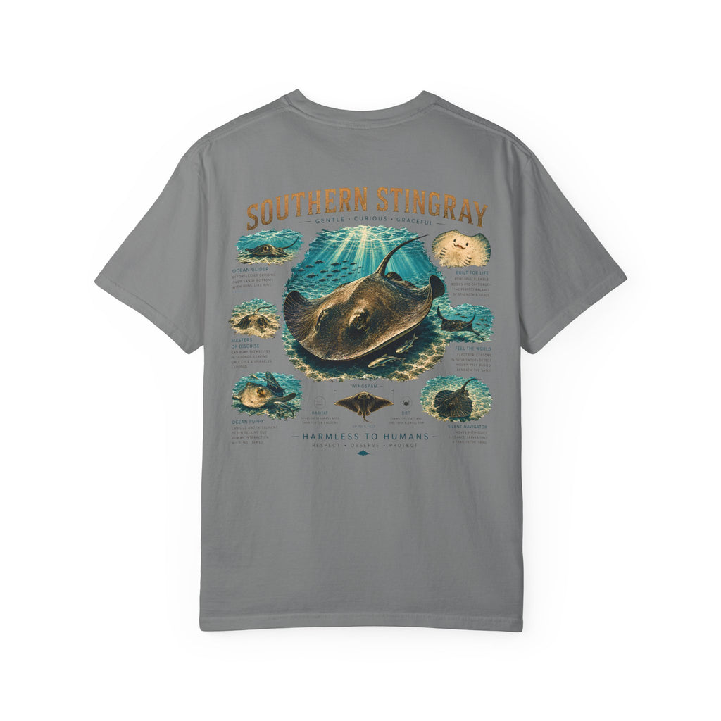 Southern Stingray Shirt | Ocean Puppy Tee | Stingray Lover Gift | Inspired by Cayman Encounters | Marine Life Graphic T-Shirt
