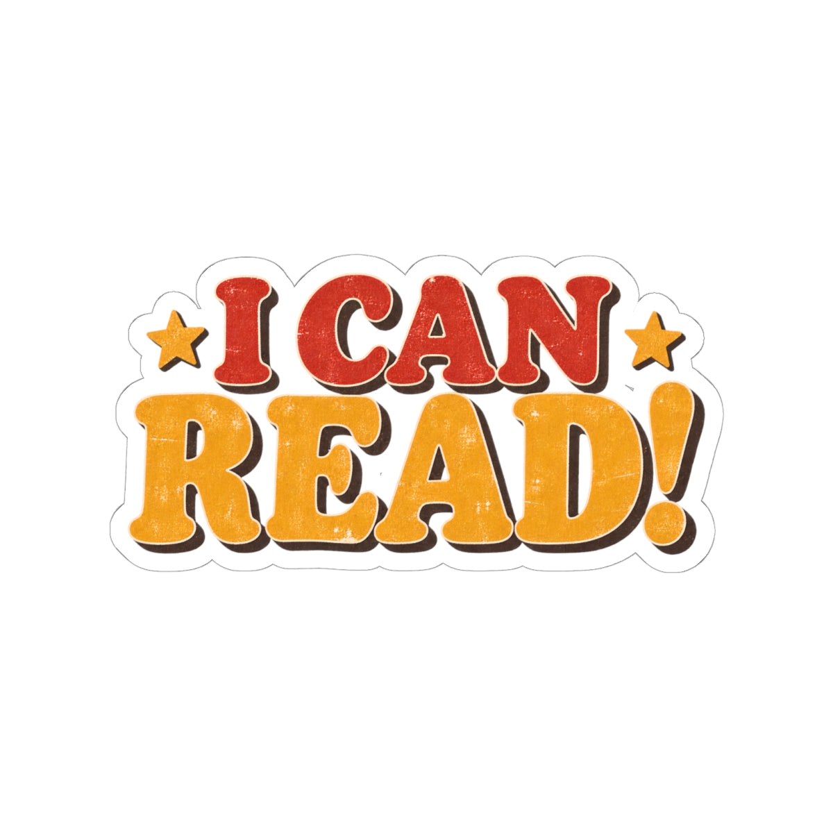 I Can Read! sticker | Kiss-Cut Reading Reward decal