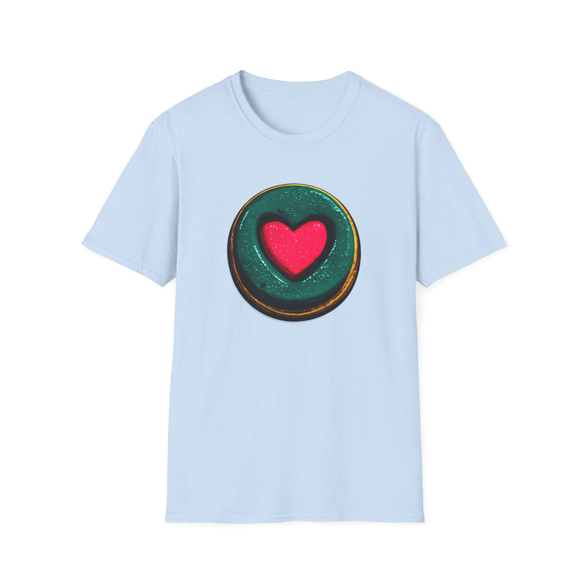 Heart O Shirt, Minimal Heart Graphic Tee, Love Symbol Shirt, Aesthetic Streetwear Tee, Simple Heart Shirt, Colorful Heart Tee