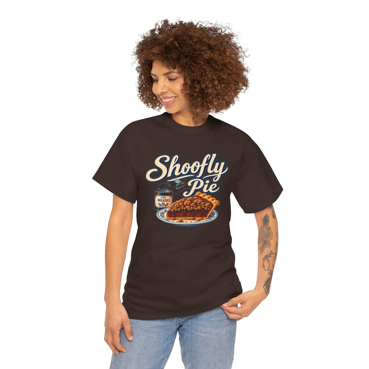 Shoofly Pie Vintage Pie Graphic Tee | Retro Baking T-shirt