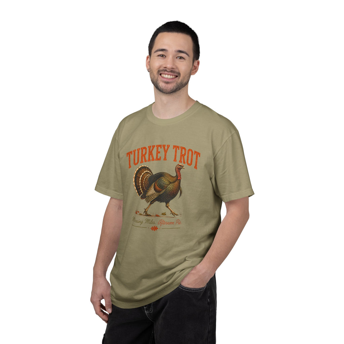 Turkey Trot Vintage Turkey T-Shirt | Thanksgiving Run Graphic Tee