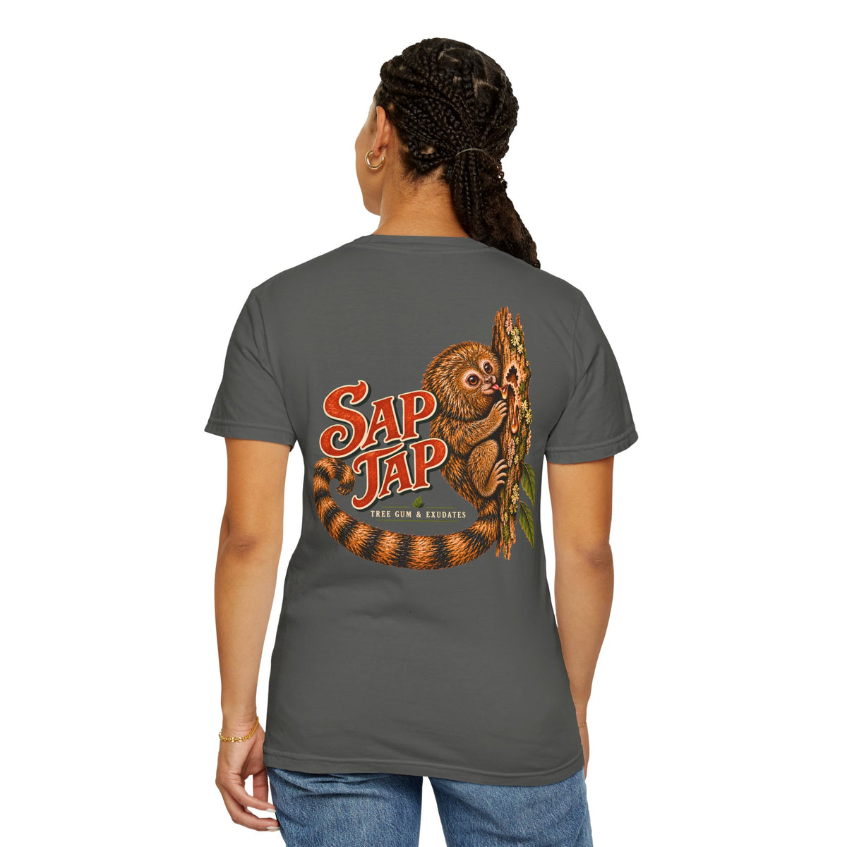 Pygmy Marmoset Shirt, Sap Tap Monkey Tee, Funny Primate Shirt, Marmoset Lover Gift, Wildlife Comfort Colors T-Shirt