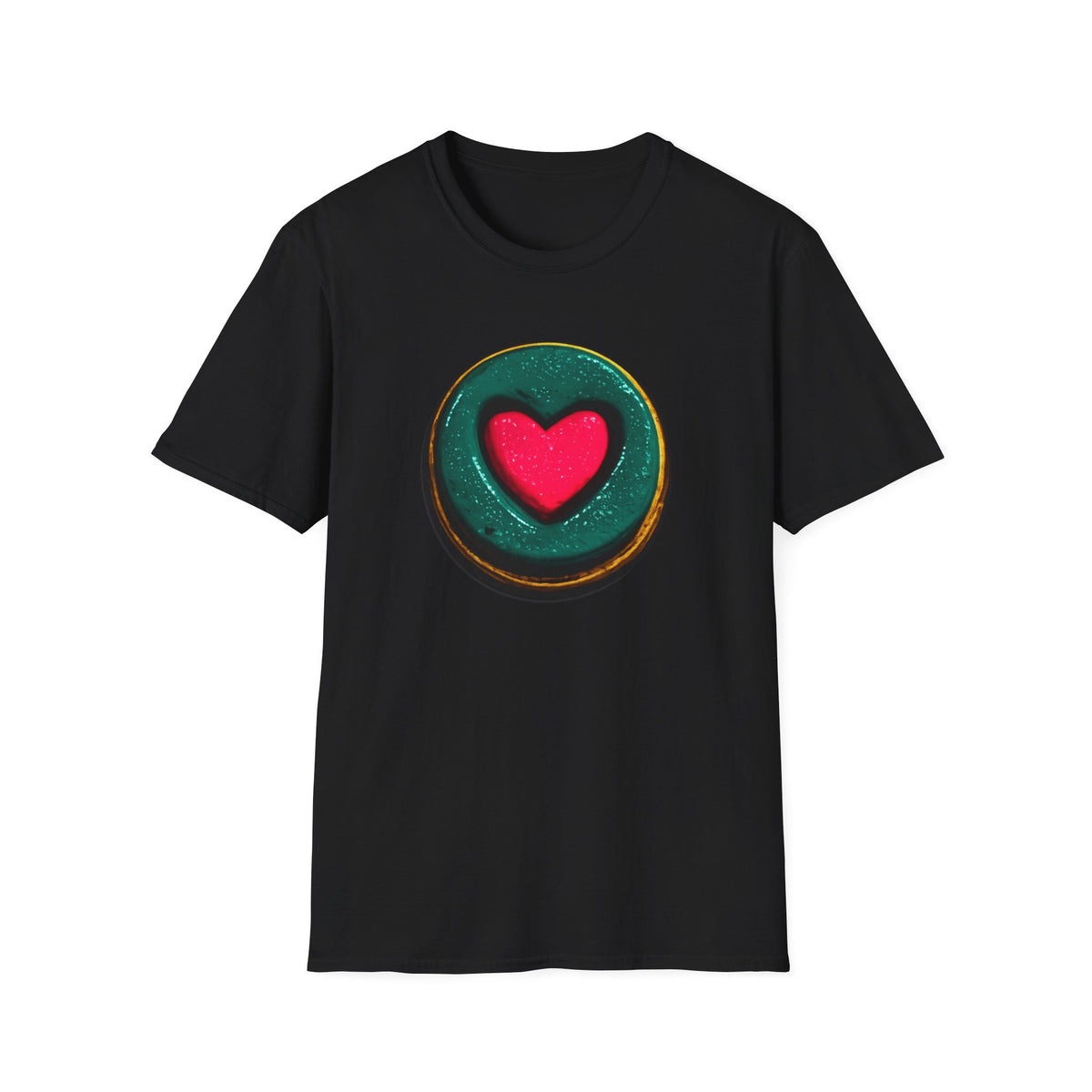 Heart O Shirt, Minimal Heart Graphic Tee, Love Symbol Shirt, Aesthetic Streetwear Tee, Simple Heart Shirt, Colorful Heart Tee