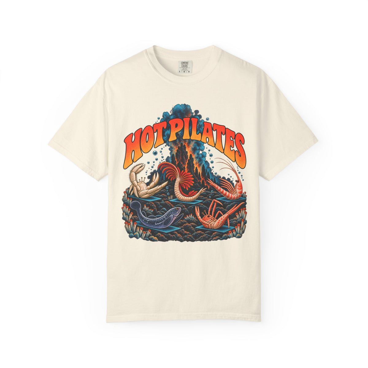 Hot Pilates Shirt, Marine Biology Gift, Funny Ectotherm, Ocean Science Teacher, Deep Sea Animal Graphic T Shirt, Comfort Colors 1717