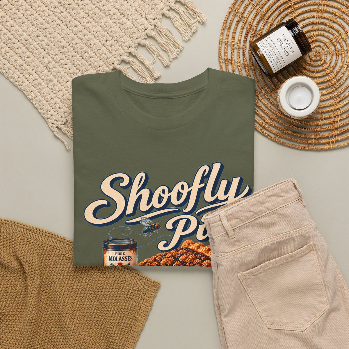 Shoofly Pie Vintage Pie Graphic Tee | Retro Baking T-shirt