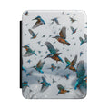 Kingfisher Birds Kindle Case Flying Bird Pattern, Nature Reader Cover