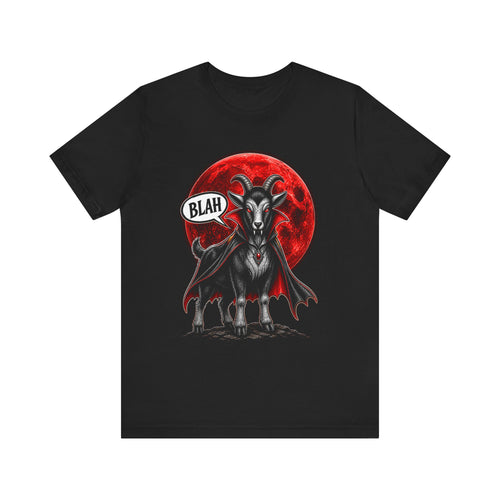 Bela Lugoatsi Shirt, Funny Vampire Goat Shirt, Gothic Goat Tee, Horror Parody Shirt, Halloween Goat Shirt, Dark Humor Graphic Tee