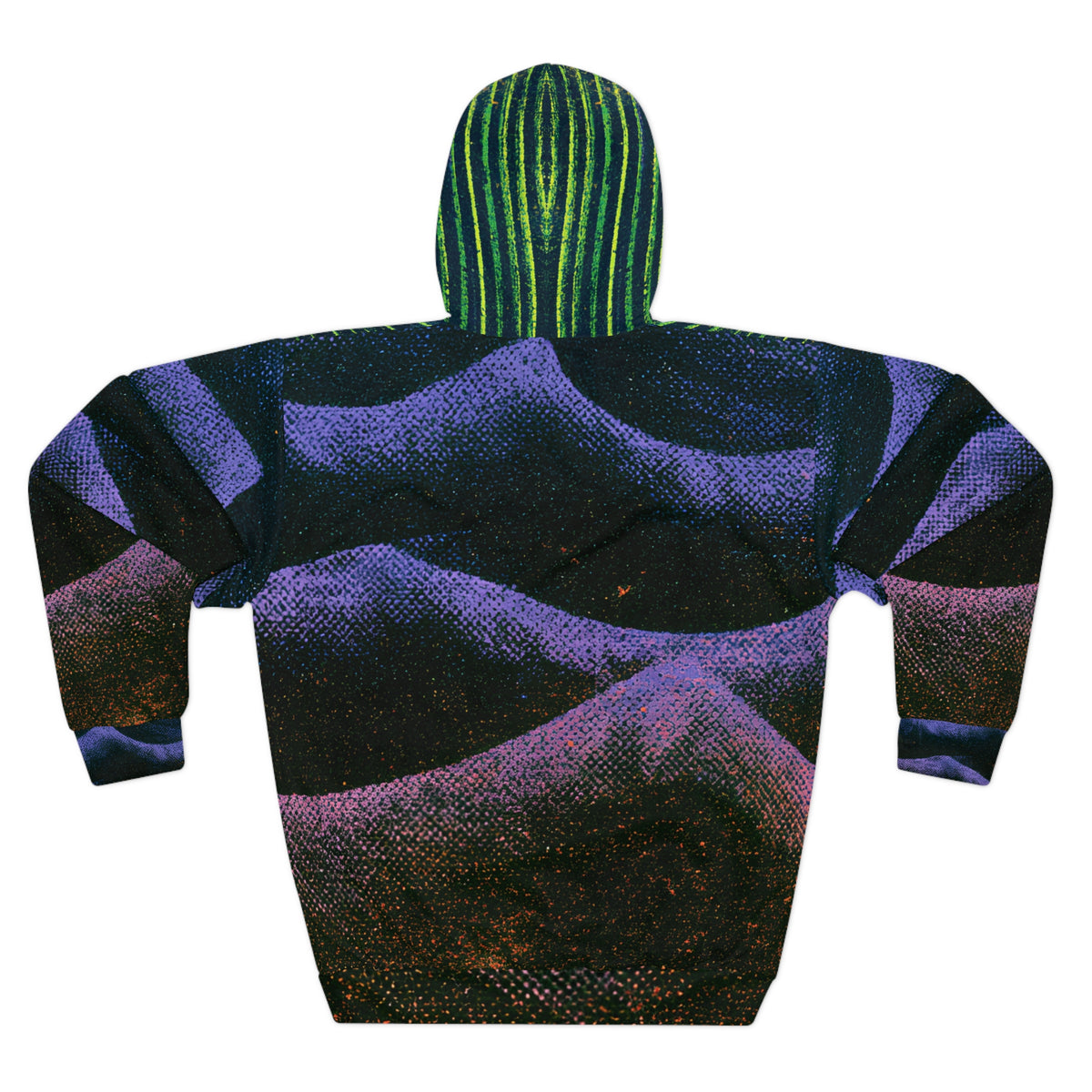 Halloween AOP Hoodie, Jack O Lantern Moon Hoodie, Purple Ocean Wave Sweatshirt, Spooky All Over Print Hoodie, Unisex Halloween Pullover