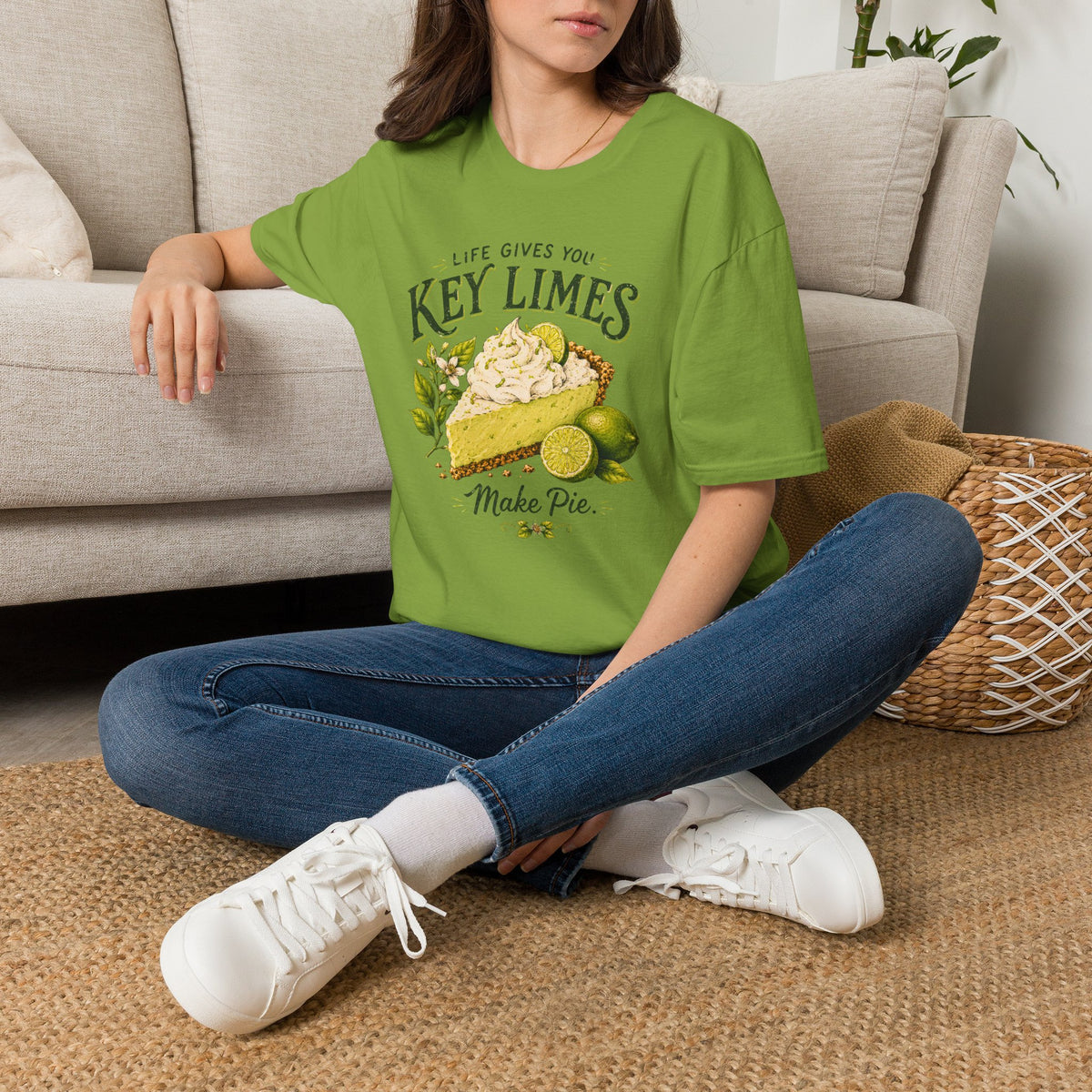 Life Gives You Key Limes T-Shirt | Key Lime Pie Illustration