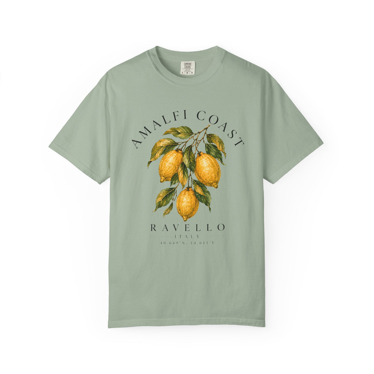 Amalfi Coast Lemon Branch T-shirt | Ravello Botanical Tee