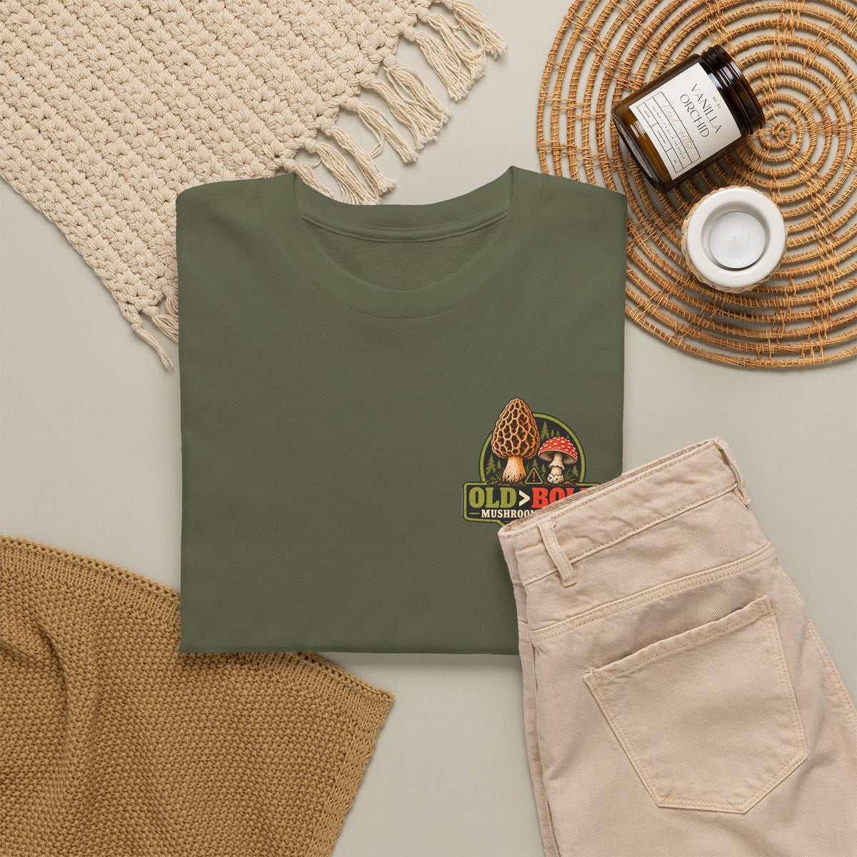 Funny Mushroom Hunting Shirt, Morel Forager Gift, Mycology Lover Tee, Fungi Foraging Outdoor Graphic T-Shirt