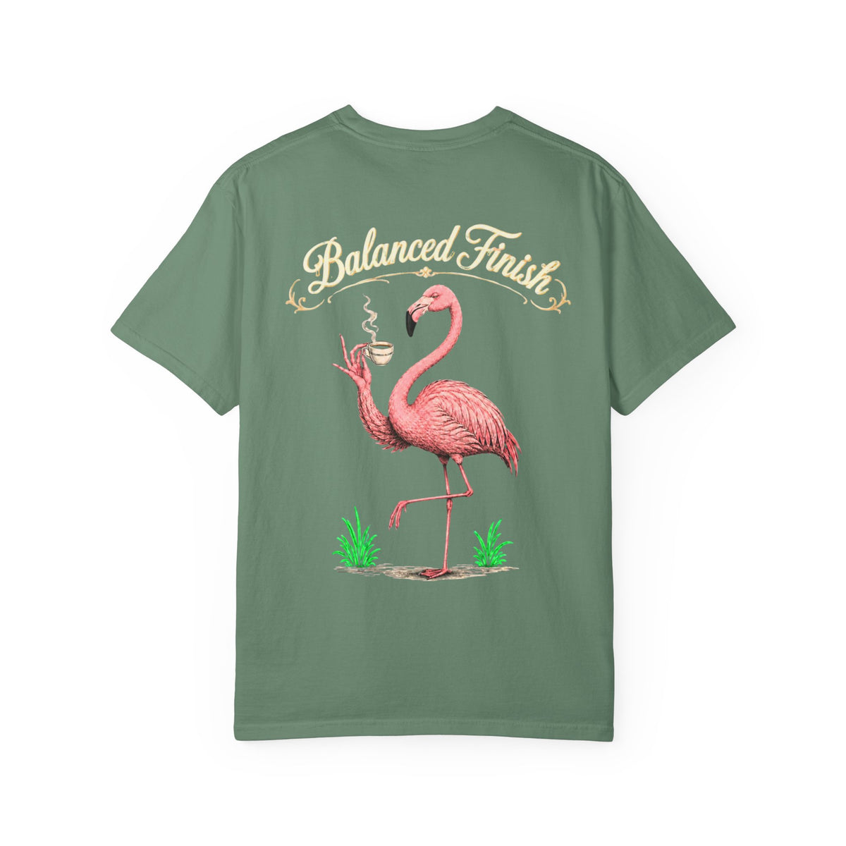 Balanced Finish Flamingo Espresso Shirt, Funny Coffee Snob Tee, Espresso Social Club Shirt, Barista Gift, Cafe Humor Comfort Colors Tee