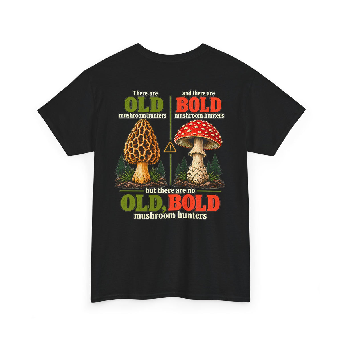 Funny Mushroom Hunting Shirt, Morel Forager Gift, Mycology Lover Tee, Fungi Foraging Outdoor Graphic T-Shirt
