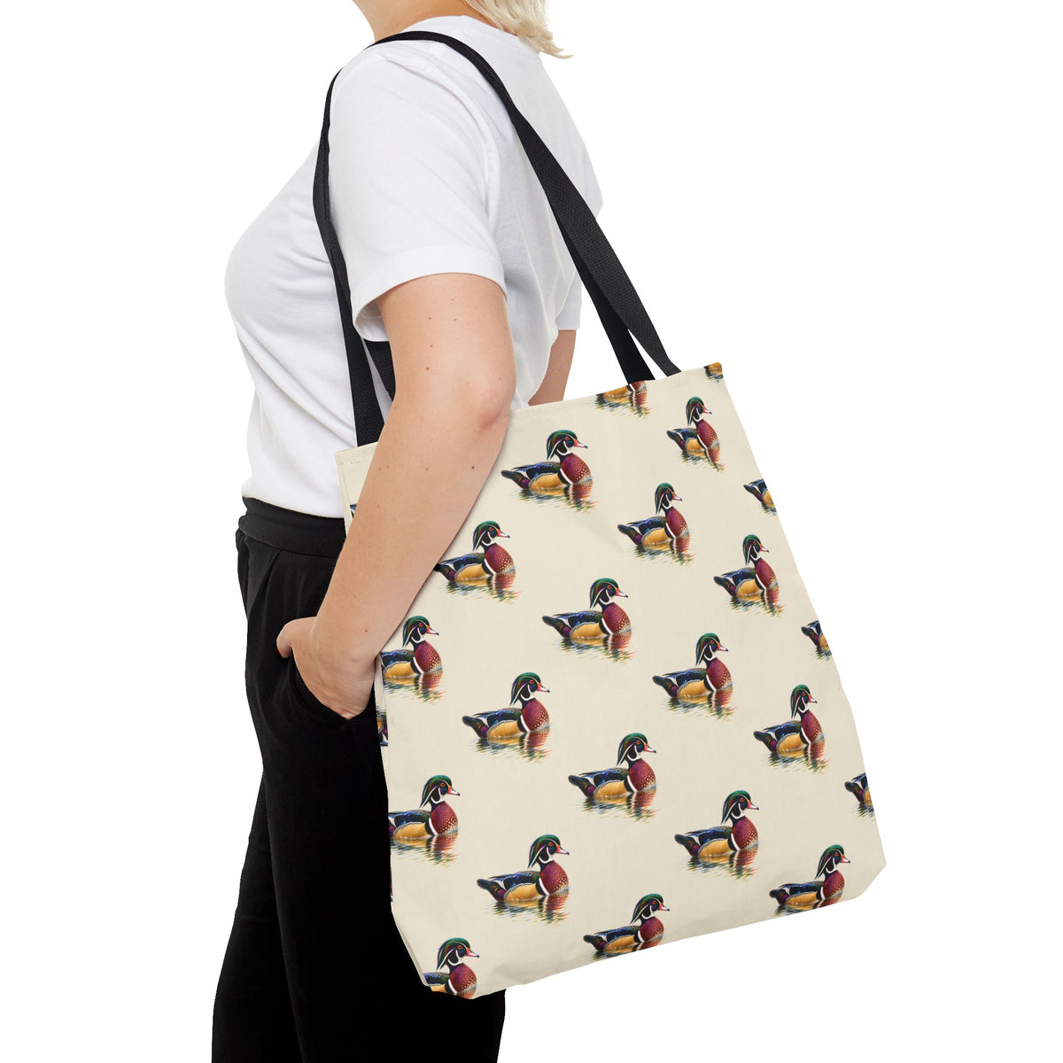 Wood Duck Tote Bag, Duck Lover Gift, Birdwatching Bag, Waterfowl Tote, Wildlife Purse, Nature Lover Gift, Outdoors Bag