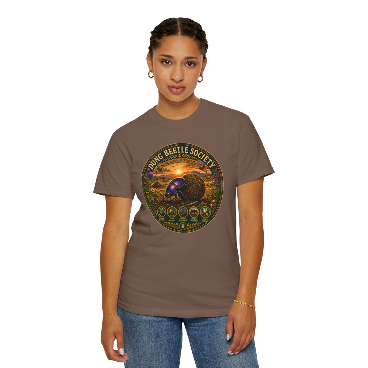 Dung Beetle Society shirt | Vintage nature insect graphic tee