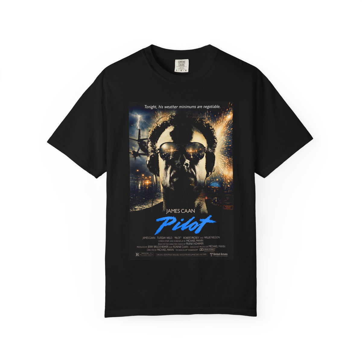Pilot Vintage Aviation Movie Shirt, WX Minimums Negotiable Tee, 80s Thriller Pilot Graphic Tee, Freight Dog Shirt, Aviation Gift