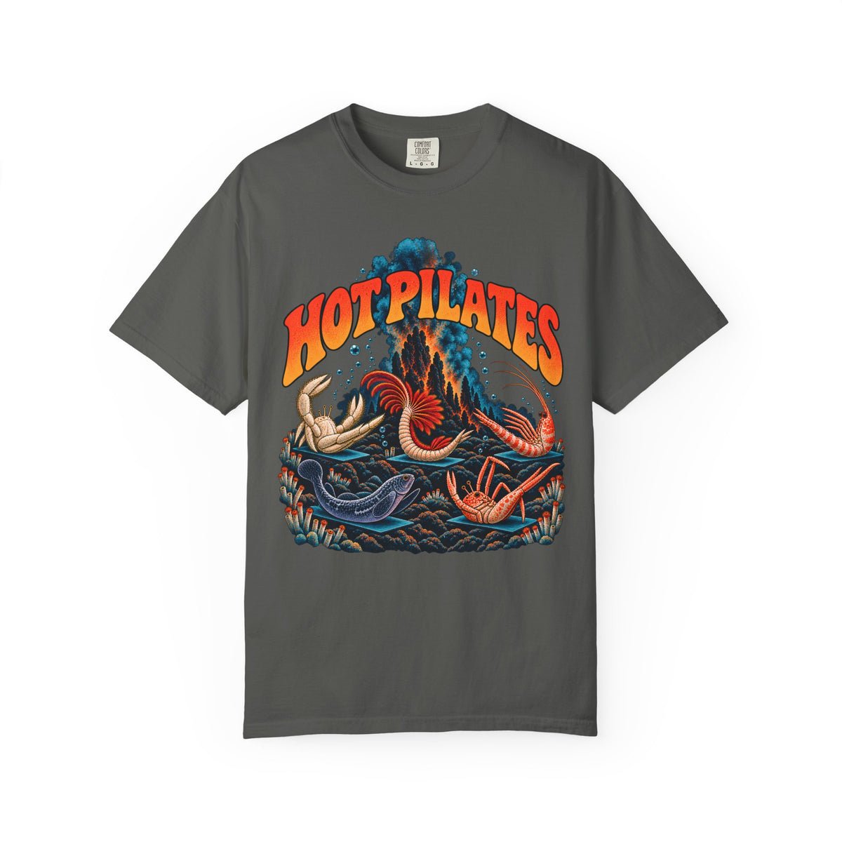 Hot Pilates Shirt, Marine Biology Gift, Funny Ectotherm, Ocean Science Teacher, Deep Sea Animal Graphic T Shirt, Comfort Colors 1717