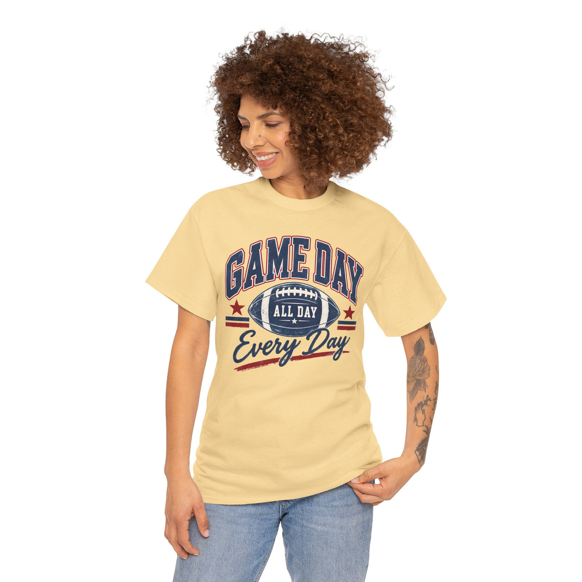 Game Day All Day Every Day Tee | Football Graphic Shirt