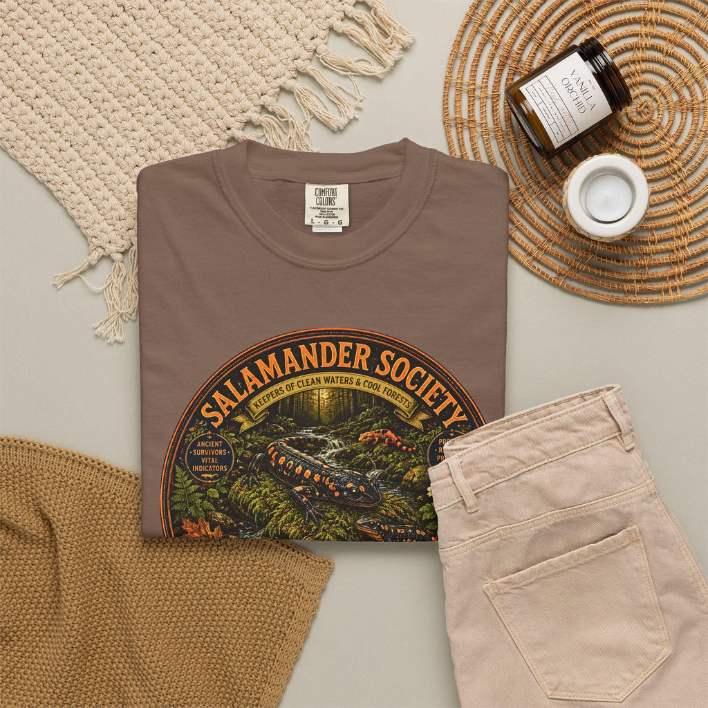 Salamander Society Woodland T-Shirt | Vintage Nature Wildlife Tee
