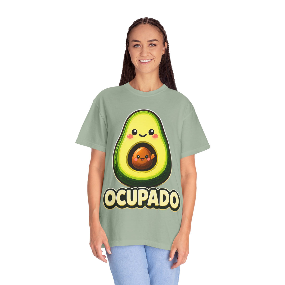 Ocupado Funny Pregnancy Shirt | Avocado Maternity Tee | Baby Shower Gift for Expecting Mom | Pregnancy Announcement Shirt | First Time Mom