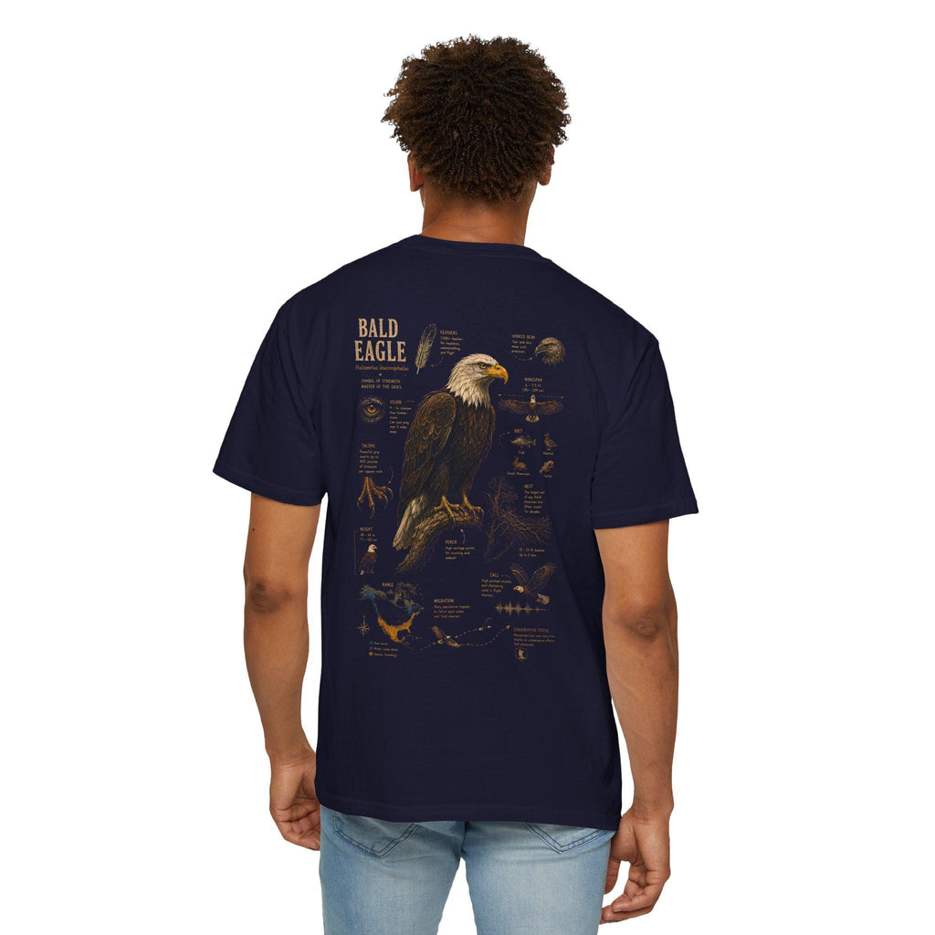 Bald Eagle Field Guide Shirt, Vintage Natural History Wildlife Art Tee