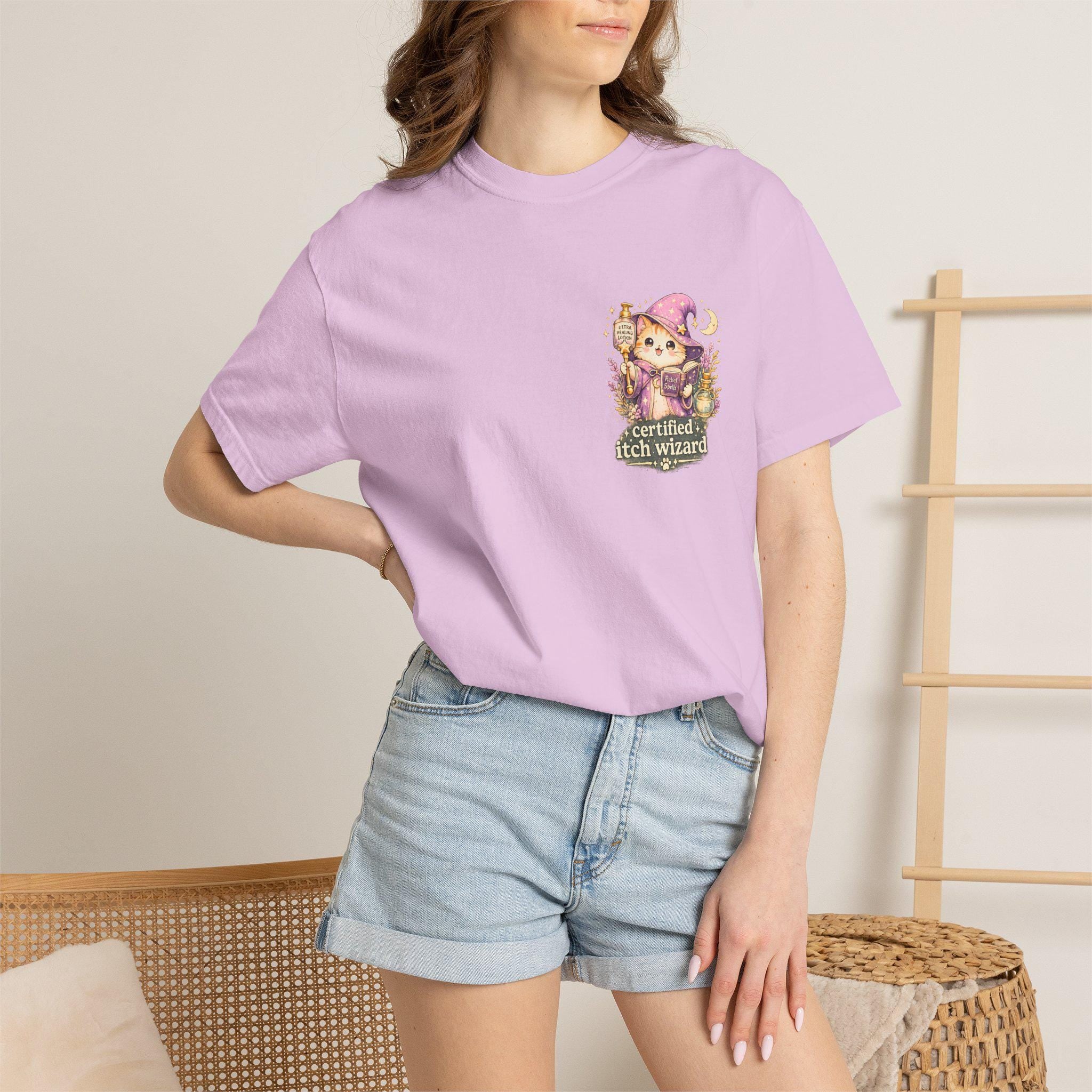 Certified Itch Wizard Cat Tee