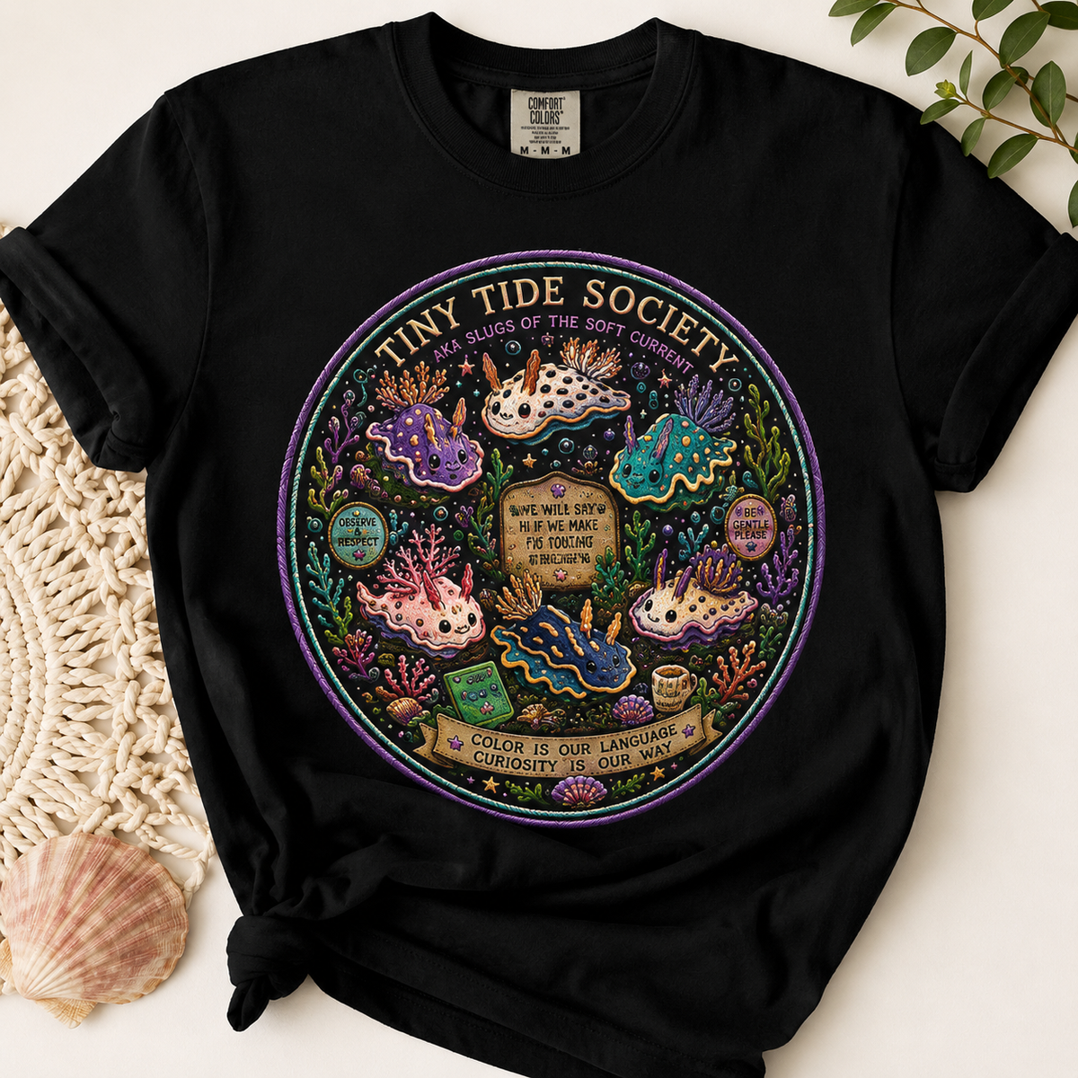 Tiny Tide Society Shirt, Sea Slug Tee