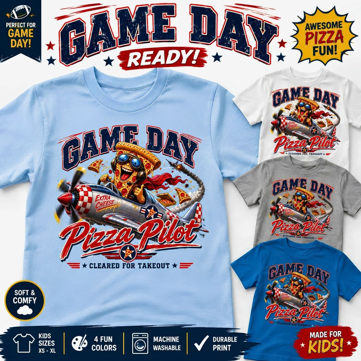 Game Day Kids Shirt, Football Kids Tee