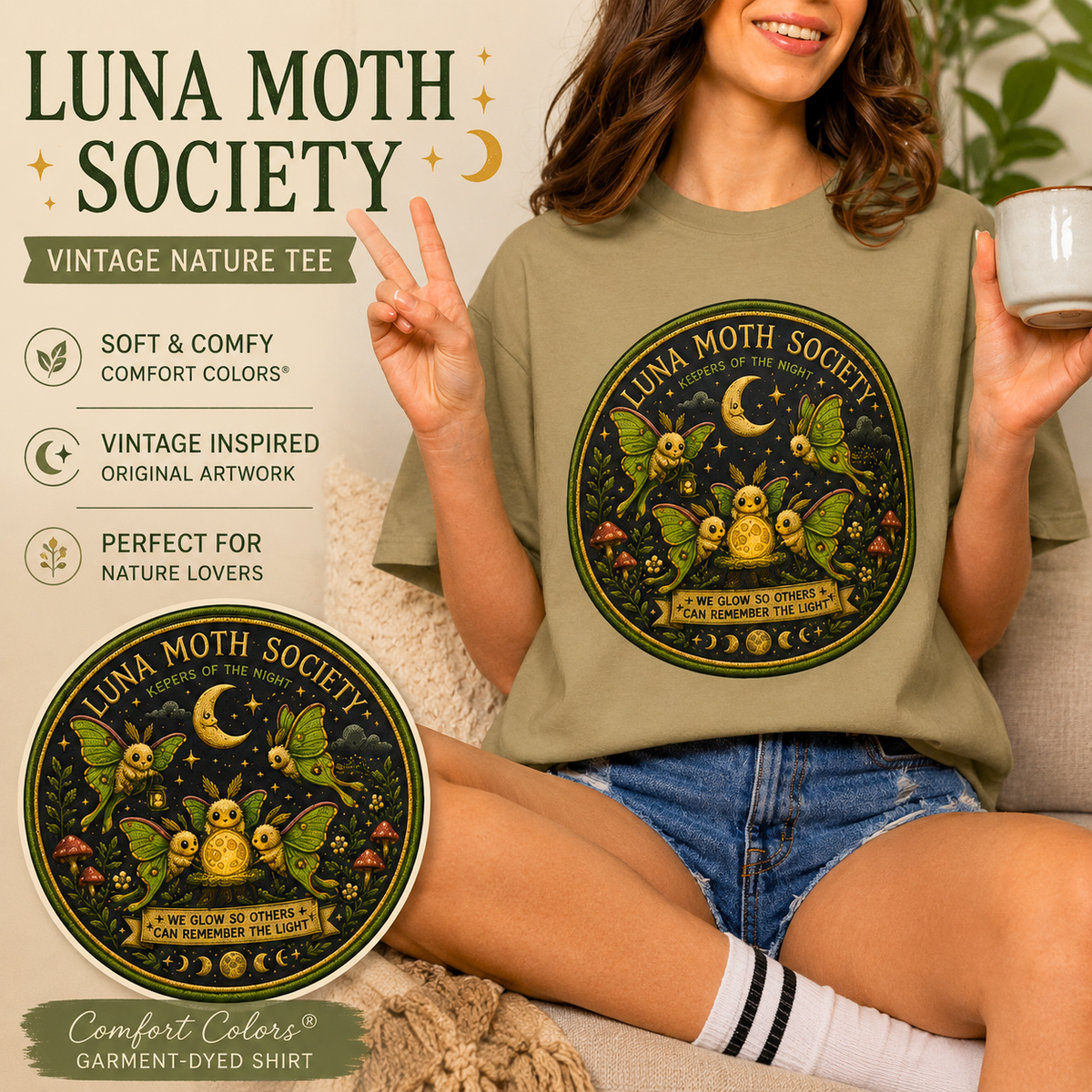 Luna Moth Society Shirt