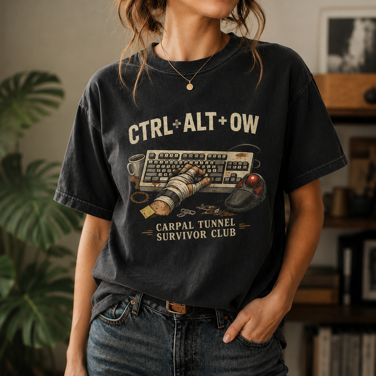 CTRL ALT OW Carpal Tunnel Shirt