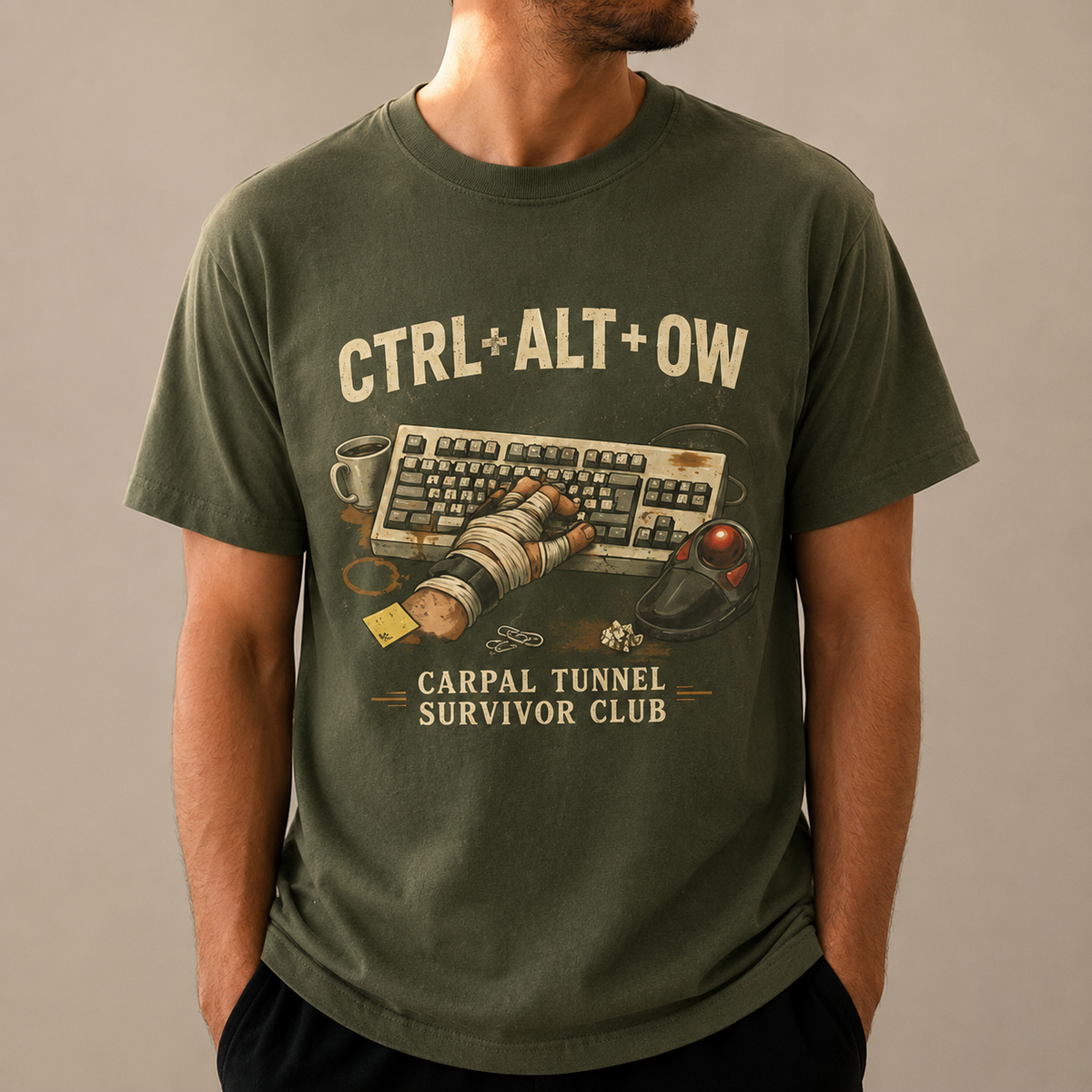 CTRL ALT OW Carpal Tunnel Shirt