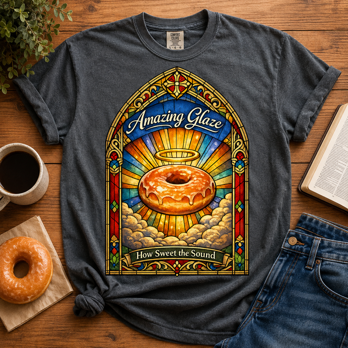 Amazing Glaze Shirt, Funny Donut Tee, How Sweet The Sound Shirt, Bakery Lover Gift, Comfort Colors Graphic Tee