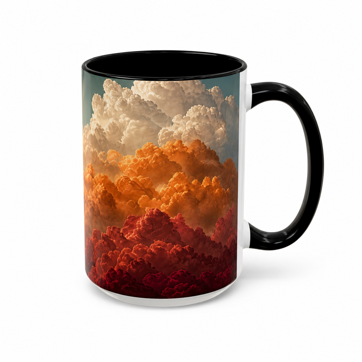 Sunset Clouds Accent Coffee Mug Cloudscape Ceramic Mug