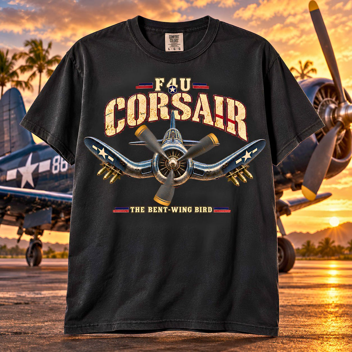 Corsair Airplane Graphic T-Shirt