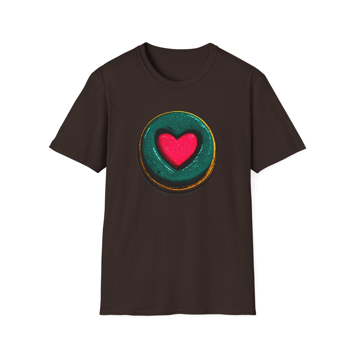 Heart O Shirt, Minimal Heart Graphic Tee, Love Symbol Shirt, Aesthetic Streetwear Tee, Simple Heart Shirt, Colorful Heart Tee